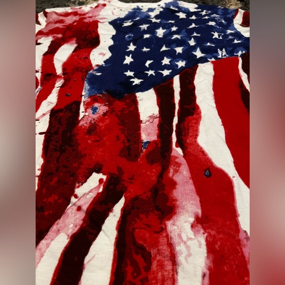 Vintage Jeanius American Flag All Over Print - Picture 9 of 12